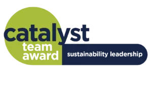 Catalyst team award, sustainability leadership.